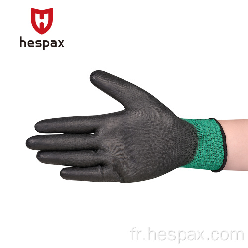 HESPAX Nylon Pu Work Gants ESD anti-statiques électriques